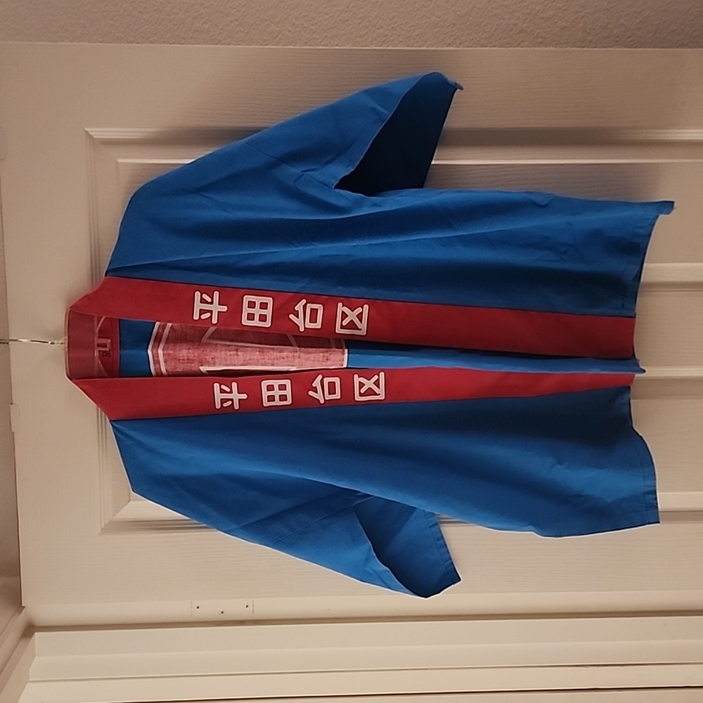 Blue/red Happi coat